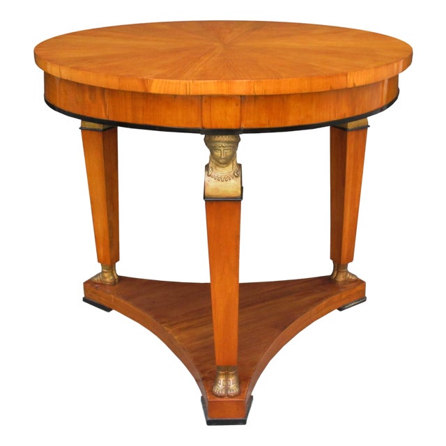 Early 19th Century Fine Biedermeier Center Table For Sale