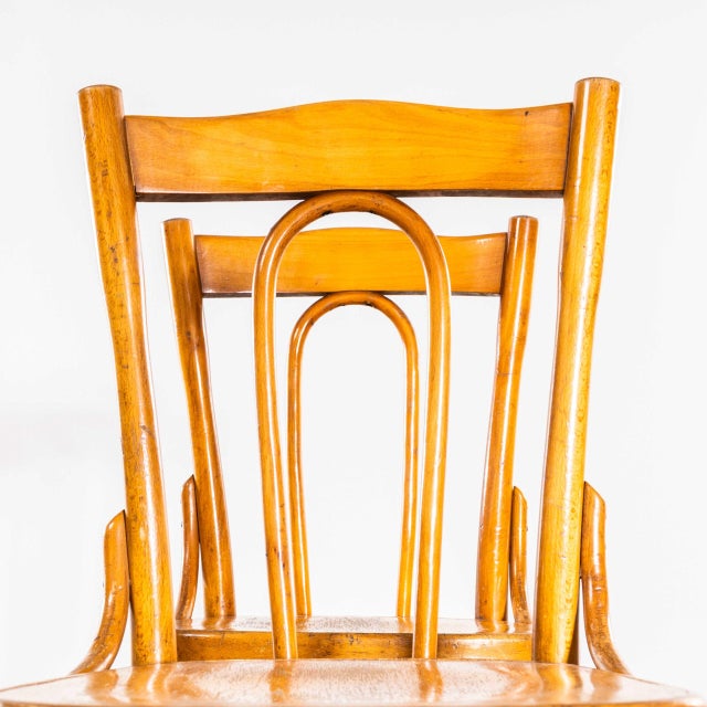 Vintage Hoop Back Bentwood Dining Chairs, 1950s, Set of 2 For Sale - Image 4 of 12