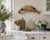 A distinctive folk-art serving tray hand carved from a naturally irregular piece of driftwood in the form of a whale. The...