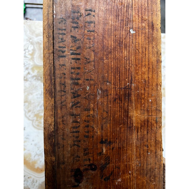 South Carolina Antique Wooden Box For Sale - Image 11 of 11
