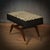 A charming pouf with a very simple shape in the style of Gio Ponti, rectangular and embellished with a beautiful black and...