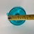 Vintage Le Smith MCM Aqua Glass Pitcher Candleholder Vase Simplicity Design For Sale - Image 9 of 10