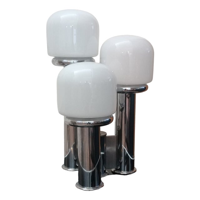 Space Age Table Lamp in Murano Glass, 1970s For Sale