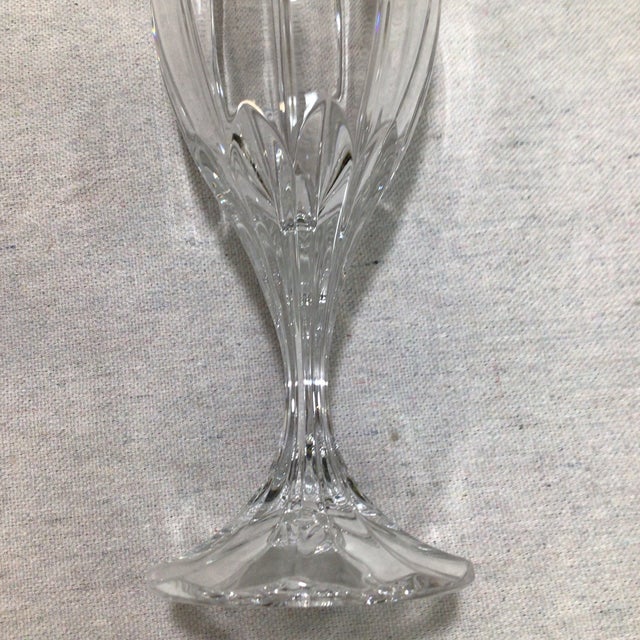 Transparent Mikasa Berekely Crystal Wine Glasses-Set of 4 For Sale - Image 8 of 12