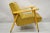 Green Mid 20th Century Vintage Mid-Century Blonde Wood Paddle Arm Club Lounge Chair For Sale - Image 8 of 12