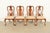 A gorgeous set of four Queen Anne or Georgian style side chairs or dining chairs By Stanley Furniture USA, Circa 1980s...