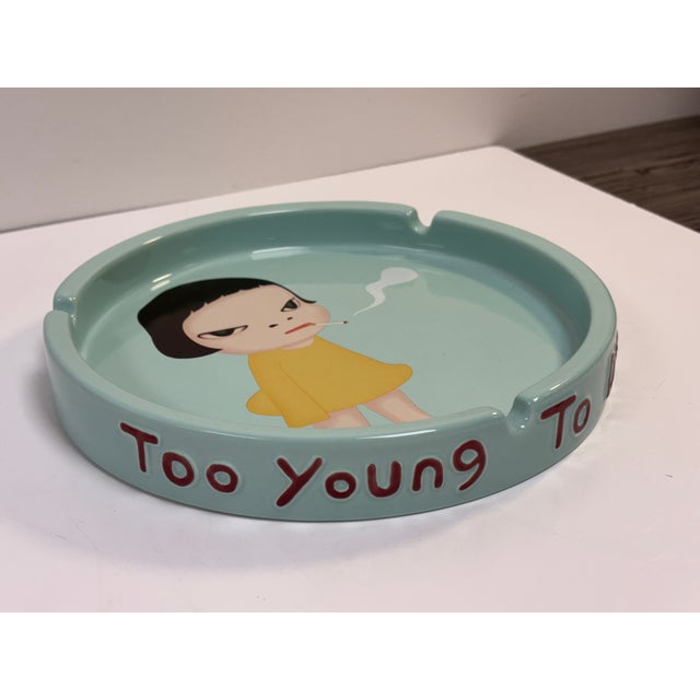 Contemporary Yoshitimo Nara "Too Young to Die" Giant Ashtray (2002) For Sale - Image 3 of 8