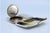 Silver Toiletry Box with Mirror Inside For Sale - Image 5 of 10