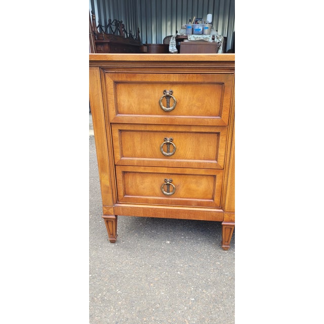 1950s Elegant Long Continental French Style Dresser For Sale - Image 16 of 18