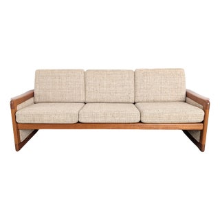 Mid-Century Danish Teak Sofa from Dyrlund For Sale
