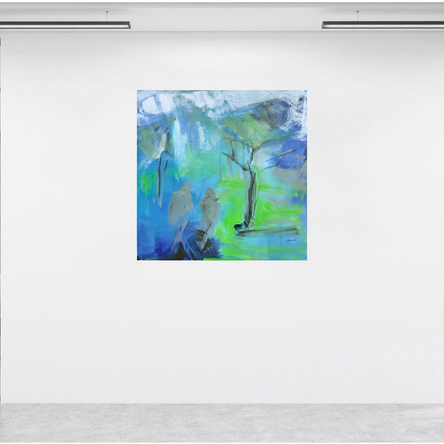 “Hiking to Mt. Yotei” is an original abstract painting I created in oil on canvas. My work explores gesture, atmosphere,...