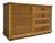 Vintage Rattan and Bamboo Low Sideboard, Italy, 1970 For Sale