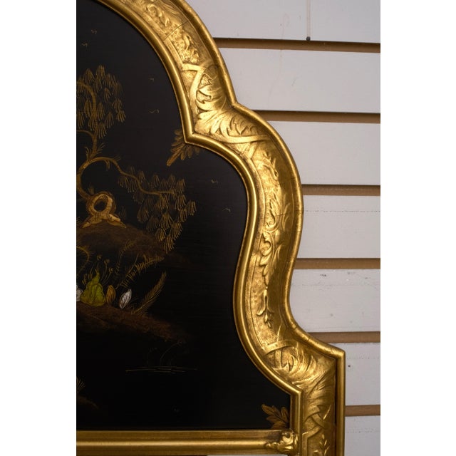 Gold Friedman Brothers Chinoiserie Gold Finish Mirror For Sale - Image 8 of 10
