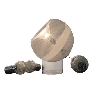 Large Murano Glass Table Lamp by Gino Poli and Ettore Fantasia for Sothis, 1970s For Sale