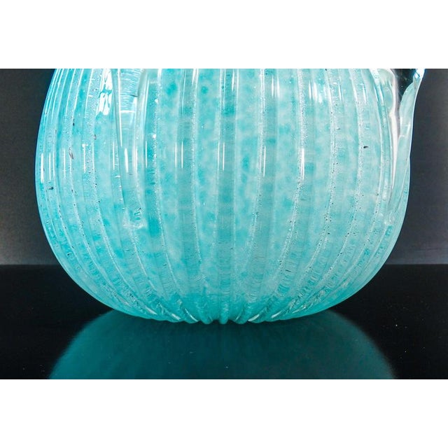 Murano Glass Bullicante Vase, 1970s For Sale - Image 9 of 18