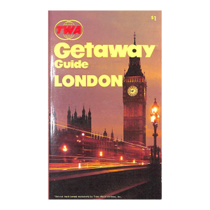 "Twa Getaway Guide London" 1971 Godwin, John and Haggart, Stanley