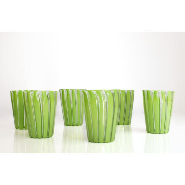 Tequila Glasses in Murano Glass by Mariana Iskra, Set of 6 For Sale - Image 12 of 12