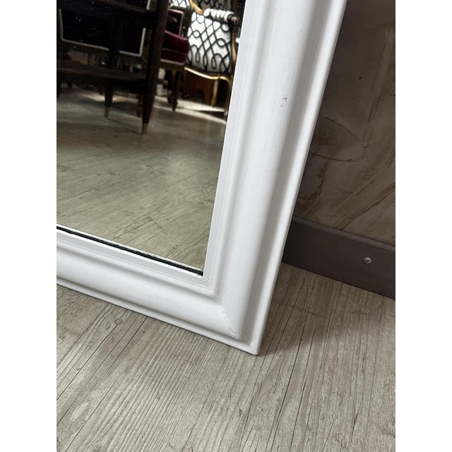 Wood Antique Mirror with Wooden Frame, 1890s For Sale - Image 7 of 9