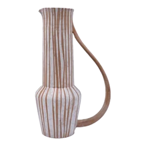 Mid 20th Century Joel Edwards Sculptural Pottery Pitcher