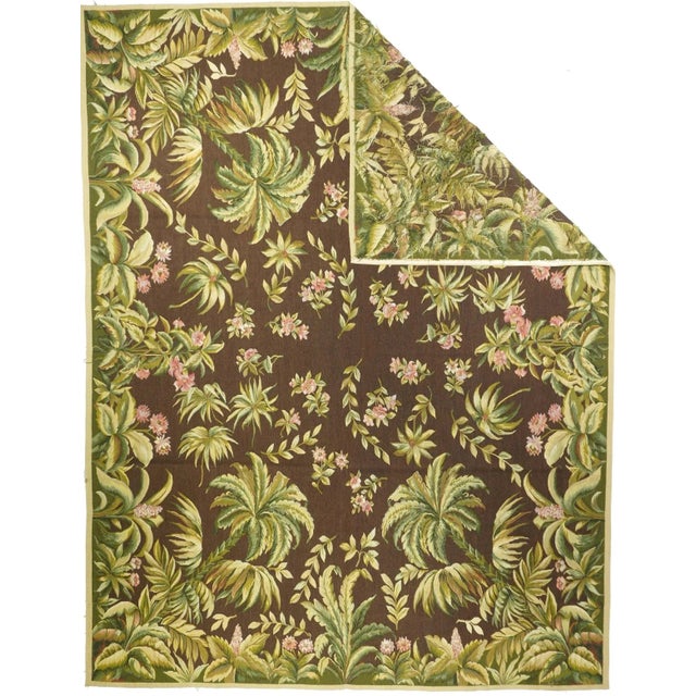 Aubusson Rug 7'9'' x 10'1''.