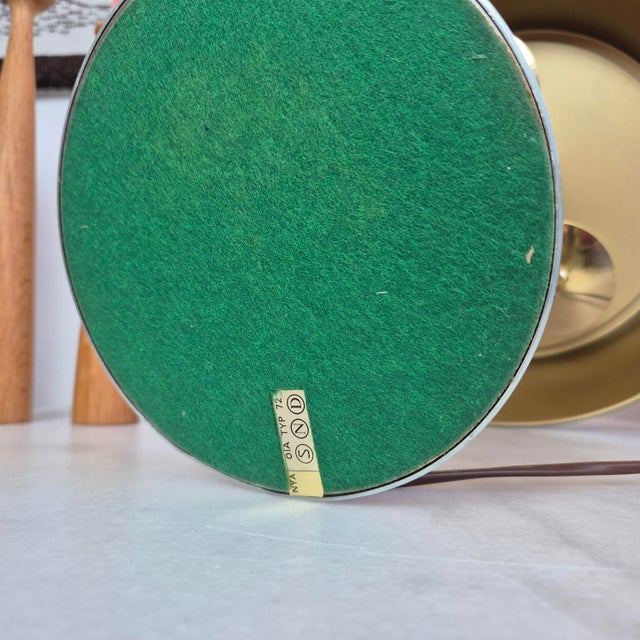 Green Brass Bankers Typ 72 Table Lamp from Nya Öia, Sweden, 1960s For Sale - Image 9 of 12