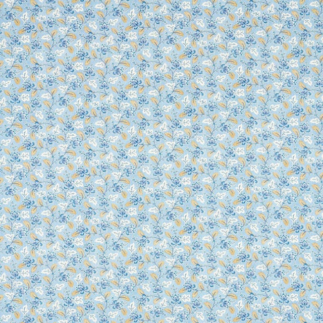 Sanderson Dallimore Fabric in Indigo/Multi For Sale