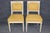 1950's Set 10 Louis XVI French Empire Style Painted Parcel Gilt Dining Chairs For Sale - Image 4 of 13