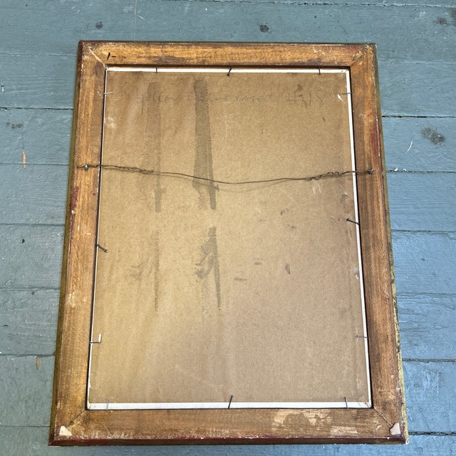 1970’s Original Abstract Impressionist Floral Still Life Painting For Sale - Image 4 of 4