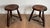 Turned Wooden Stools Attributed to Charles Dudouyt - a Pair For Sale - Image 12 of 12