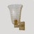 Art Deco Style Brass and Pulegoso Murano Glass Sconces by Barovier & Toso, 1990, Set of 2 For Sale - Image 6 of 8