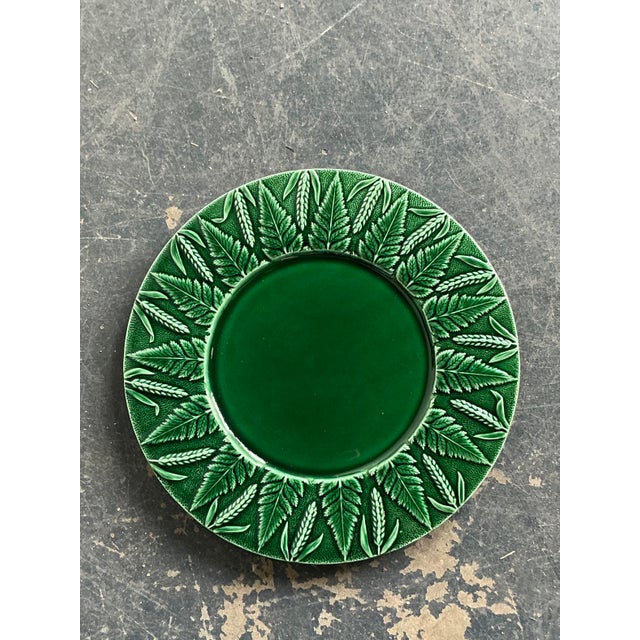 Vintage Boho Italian Glazed Ceramic Plates - Set of 12 For Sale In West Palm - Image 6 of 7