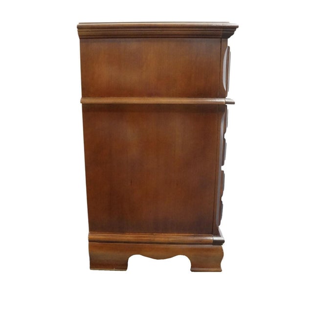 Bassett Furniture Solid Cherry Traditional Style 64" Triple Dresser 2107-237 For Sale - Image 12 of 13