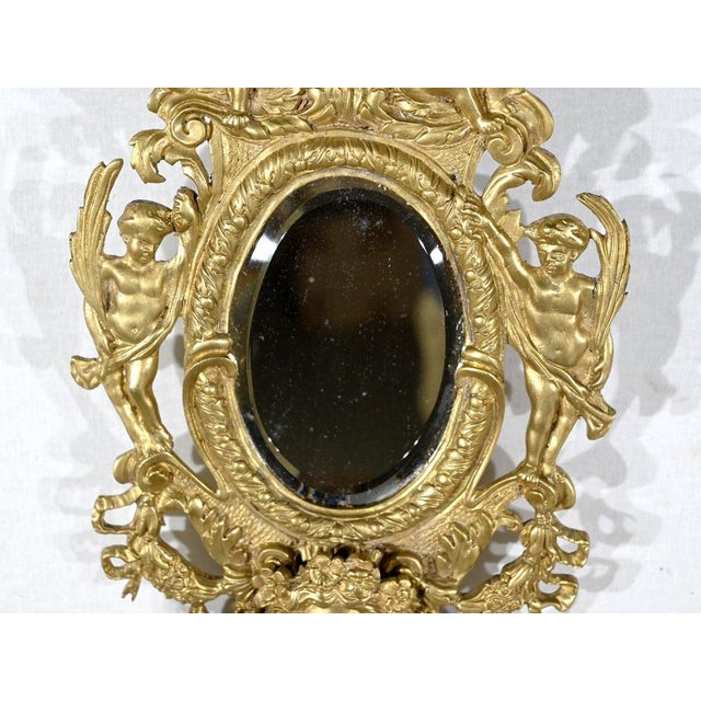 Napoleon III Gilded Bronze Wall Lights, Set of 2 For Sale - Image 6 of 18