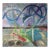 Large Vintage Contemporary Abstract Oil Painting 50 X48 For Sale