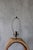 Wood Rustic Teak Wood Table Lamp, Vintage Circular Design For Sale - Image 7 of 12