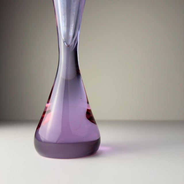 Pink Vintage Pink Murano Vase, Italy, 1970s For Sale - Image 8 of 14