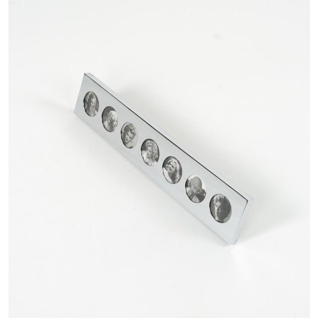 Mid-Century Steel Picture Frame attributed to Felice Antonio Botta, Italy, 1970s For Sale - Image 10 of 15