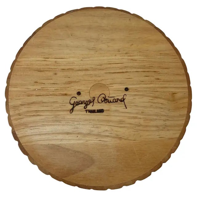 1970s Georges Briard Sculptural Organic Modern Carved Wood Ice Bucket, Thailand For Sale - Image 10 of 10