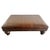Spanish Spanish Colonial Style Embossed Leather Ottoman With Bun Feet For Sale - Image 3 of 12