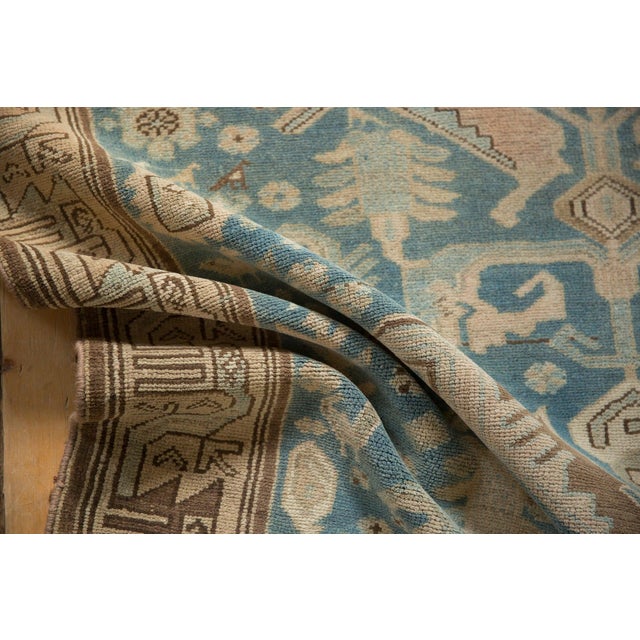 1930s 1930s Vintage Persian Malayer Shrimp Dragon Wool Rug For Sale - Image 5 of 9