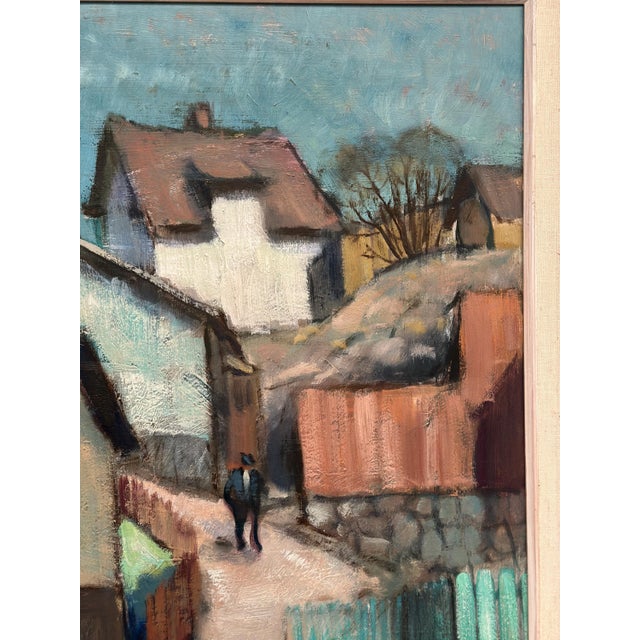 Gunnar Lundqvist, Path Between, 1970s, Oil on Panel, Framed For Sale - Image 5 of 17
