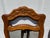 Brown Pair of Vintage Drexel Heritage French Provincial Fruitwood Carved Mirrors, 1970s For Sale - Image 8 of 12