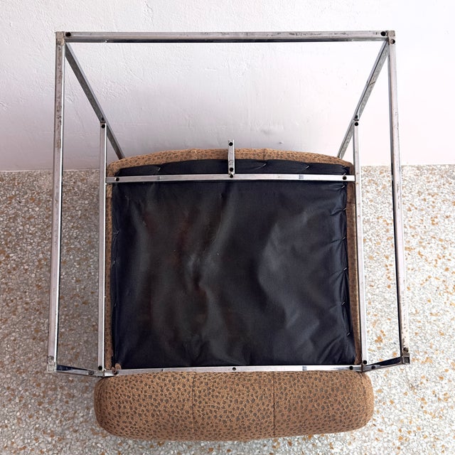 Thin Line Dining or Occasional Chair Attributed to Milo Baughman for Thayer Coggin For Sale - Image 13 of 13