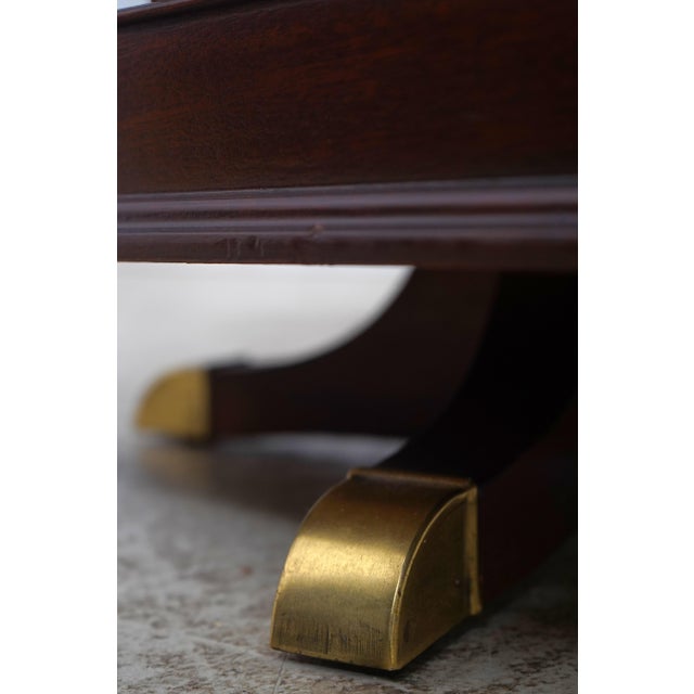 Regency Style Mahogany Inlaid Revolving Bookcase For Sale - Image 10 of 11