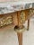 1940s 20th Century French Louis XVI Style Bronze, Round Marble & Oak Table For Sale - Image 5 of 10
