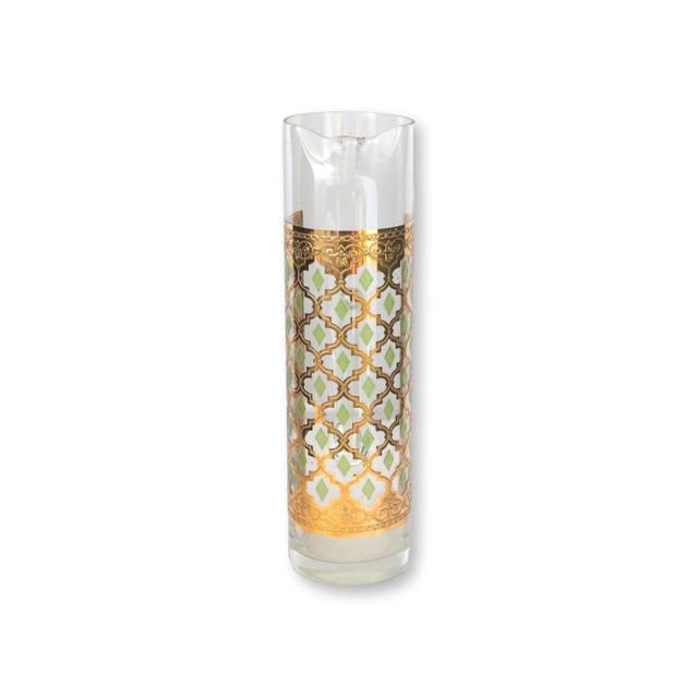 Mid 20th Century Mid Century Modern Culver Valencia Gilt Glassware Set, 11 Pieces For Sale - Image 4 of 10