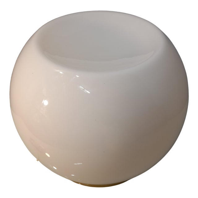 Table Lamp in Brass and Glass Sphere, 1960s For Sale