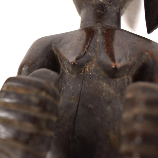 Brown Early 20th Century Chokwe Standing Dance Figure Angola For Sale - Image 8 of 9