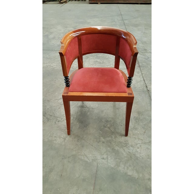 Wood Sella Magna Chair by Lèon Krier for Giorgetti, 1991 For Sale - Image 7 of 14