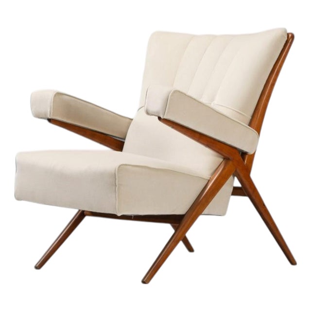 Lounge Chair attributed to Franco Albini, Italy, 1940s For Sale
